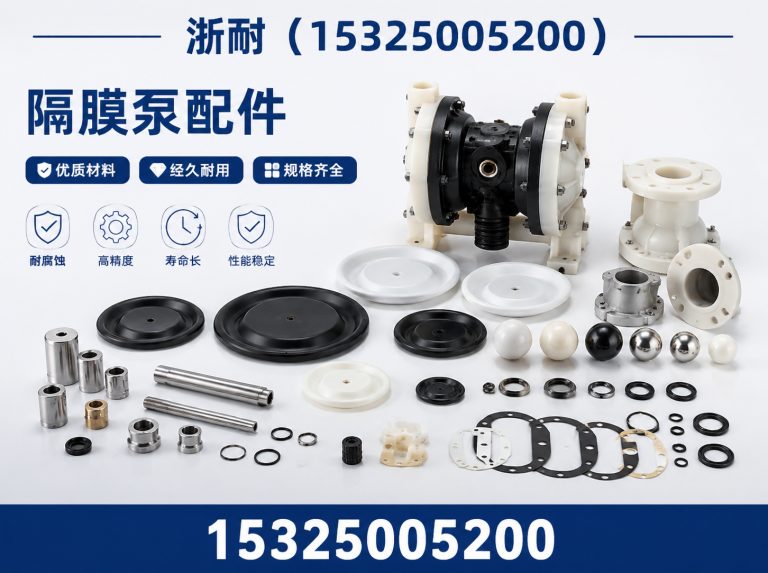 温州隔膜泵配件展示图